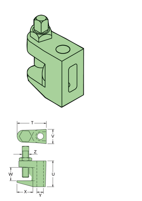 Unistrut 2078860 Beam clamps Z