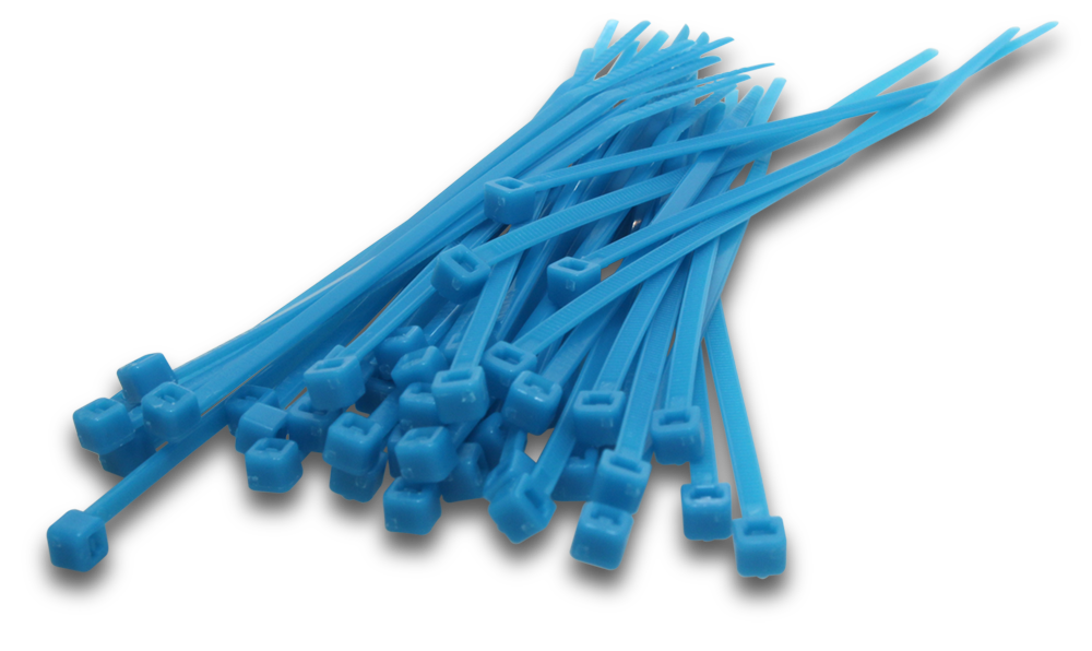 Elecsupp Elmark Cable Tie 100x2.5mm Blue 100pk