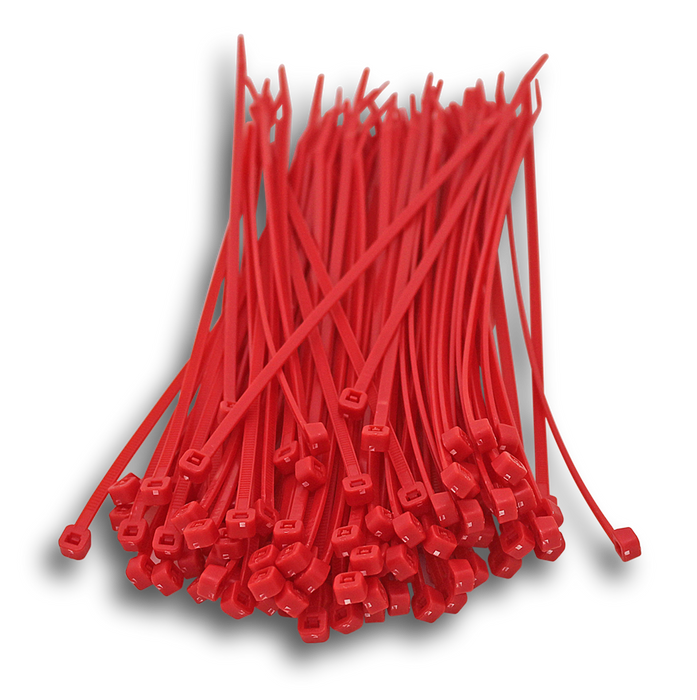 Elecsupp Elmark Cable Tie 100x2.5mm Red 100pk