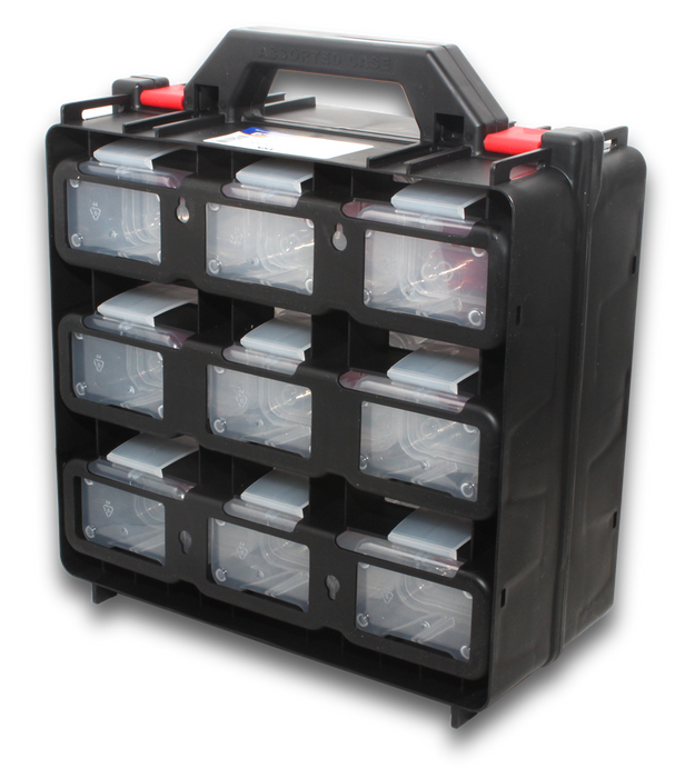 Elecsupp Elmark Organiser Carry Box 18 piece EMPTY TUBS