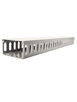 Elecsupp Elmark Trunking Open Slot 75X50 Grey 1.7Mtr