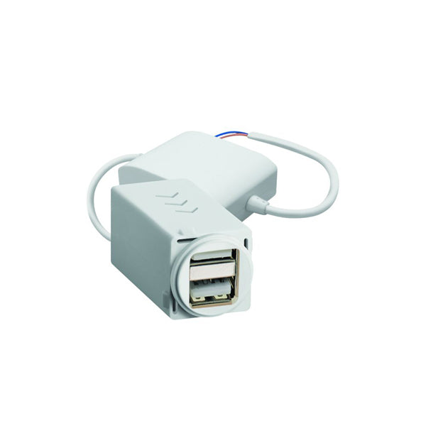 Legrand HPM EM USB CHARGER 2x2.4A WE