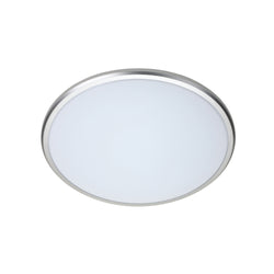 GEO LED 380DIA 28W 2450LM LED BUTTON 4000K SILVER