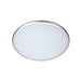 GEO LED 380DIA 28W 2450LM LED BUTTON 4000K SILVER