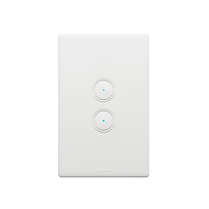 Legrand EXCEL LIFE WITH NETATMO 2 GANG SMART DIMMER MATT WHITE