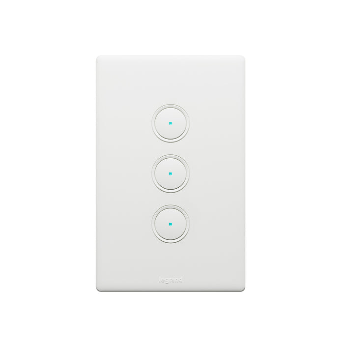 Legrand EXCEL LIFE WITH NETATMO 3 GANG SMART DIMMER MATT WHITE