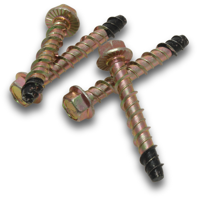 Elecsupp Concrete Screw Bolt 6 x 50mm 4 Jar