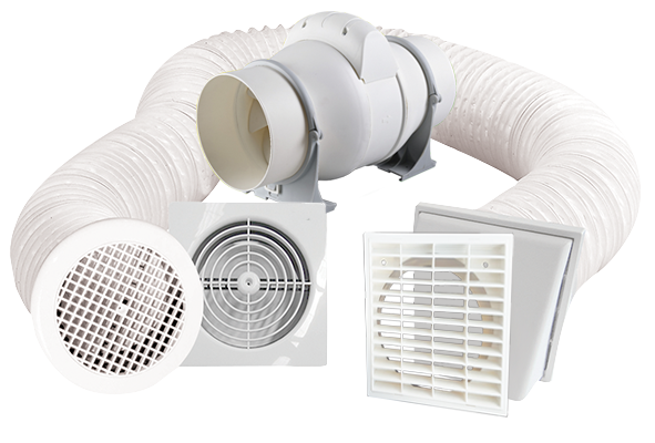 Manrose SFLP150S LOW PROF SHOWER FAN KIT STD Simx