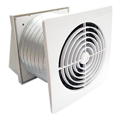 Manrose XPLP150SS LOW PROF SQ THROUGH WALL FAN KIT Simx