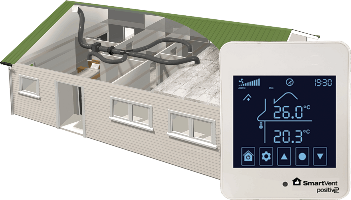 SMARTVENT POSITIVE2 SV06P2 - 6 OUTLET HOME VENTILATION 2 BOX Simx