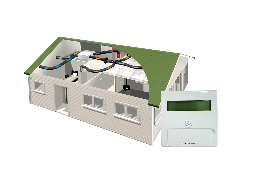 SMARTVENT BALANCE BAL405 5 OUTLET CNTERFLW HRV SYSTEM Simx