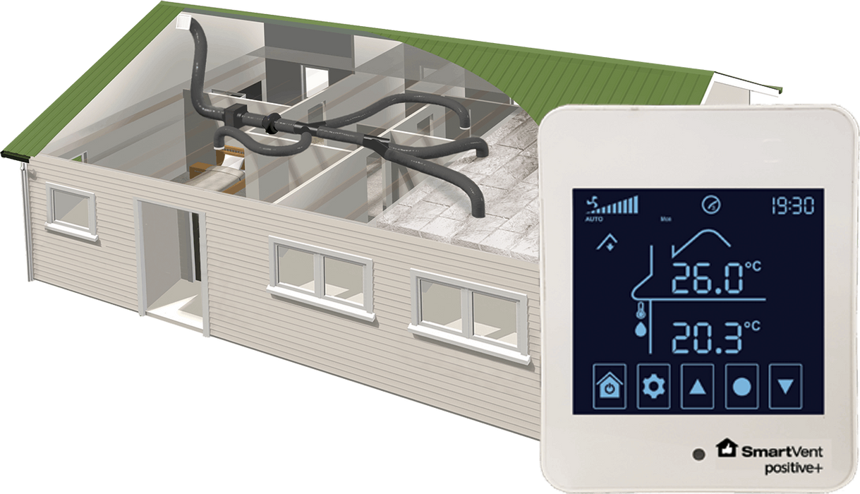 SMARTVENT POSITIVE+ SV04P+ - 4 OUTLET HOME VENT