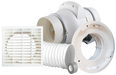 Simx Contour 150mm Fascia-Ready Mixflo Inline Fan Kit