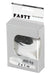 Fasty Tie Strap 1M X 25mm Transport Cap.400Kg White 2 X Pack