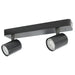 PROLUX LIGHT GU10 SPOT 240V GU10 2 LAMP BAR DIM BLACK 300 X 73