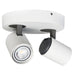 PROLUX LIGHT GU10 SPOT 240V GU10 2 LAMP PAN DIM WHITE 172 DIAM