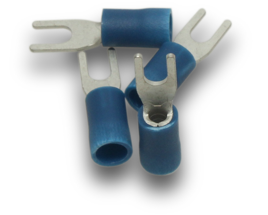 Elecsupp Terminal fork 2.5 3mm Blue 100