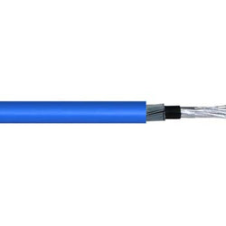 Firstflex 4 PAIR x 0.5mm SPVC SWA OVERALL & INDIVIDUAL FOIL SCREEN BLU Cable