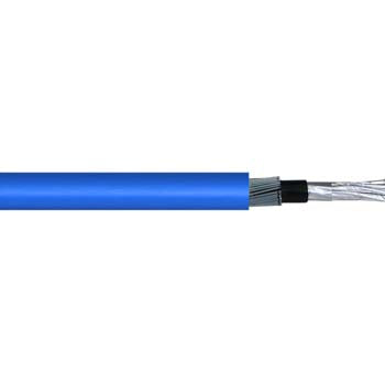 Firstflex 4 PAIR x 0.5mm SPVC SWA OVERALL & INDIVIDUAL FOIL SCREEN BLU Cable