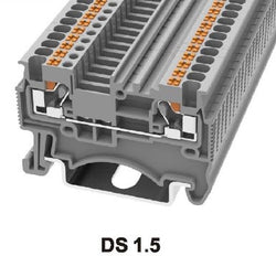 0.2-1.5mm Feed Through Terminal Block Grey