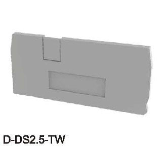 End plate for DS2.5-TW, DS2.5-TW-PE