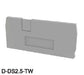 End plate for DS2.5-TW, DS2.5-TW-PE