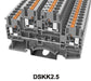 0.2-4mm Double Level Terminal Block Grey