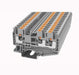 0.5-10mm Feed Through Terminal Block Grey, Twin version