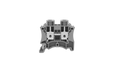 0.5-16mm Feed Through Din Rail Mounted Terminal Blocks Grey