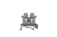 0.2-2.5mm Feed Through Din Rail Mounted Terminal Blocks Grey