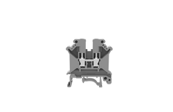 0.2-4mm Feed Through Din Rail Mounted Terminal Blocks Grey