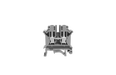 0.2-6mm Feed Through Din Rail Mounted Terminal Blocks Grey