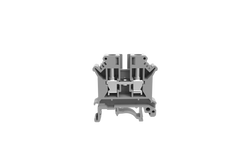 0.2-6mm Feed Through Din Rail Mounted Terminal Blocks Grey