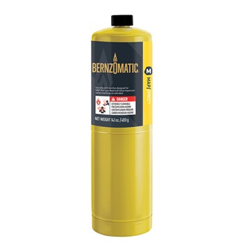 Bernzomatic YELLOW Tall Boy Mapp Pro Fuel Cylinder 400gm (GASC-MG9)