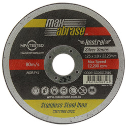 Trucut Sheffield SINGLE MaxAbrase Silver Series Disc 125 x 1.0mm