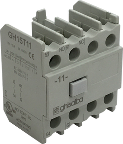 GHISALBA AUX CONTACT BLOCK 1NO1NC, TOP MOUNT - FOR CONTACTOR