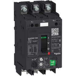 Schneider Motor circuit breaker, TeSys GV4, 3P, 115A, Icu 50kA, thermal magnetic multifunction, lugs terminals