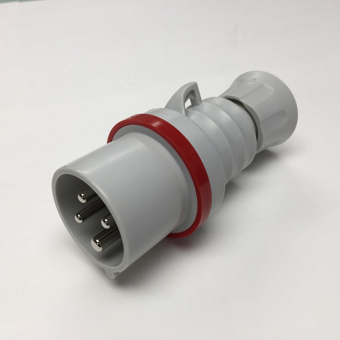 GEWISS IEC309 STR PLUG HP IP44/54 RED 415V 6H 16AMPS 3PE