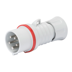 GEWISS IEC309 STR PLUG HP IP44/54 RED 415V 6H 16AMPS 3PNE