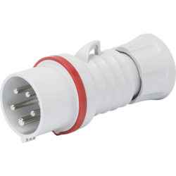 GEWISS IEC309 STR PLUG HP IP44/54 RED 415V 6H 32AMPS 3PNE