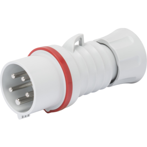 GEWISS IEC309 STR PLUG HP IP44/54 RED 415V 6H 32AMPS 3PNE