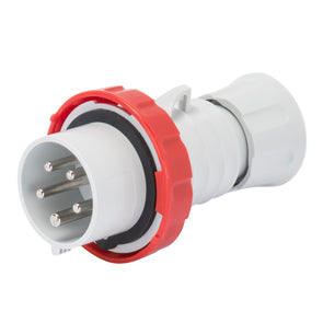 GEWISS IEC309 STR PLUG HP IP67 RED 415V 6H 32AMPS 3PNE