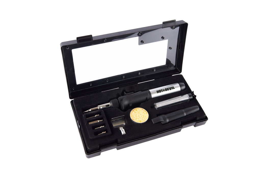 10 PIECE SOLDERING IRON & BLOW TORCH KIT