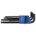 Transnet 9PC BALL HEX KEY SET IN HOLDER METRIC