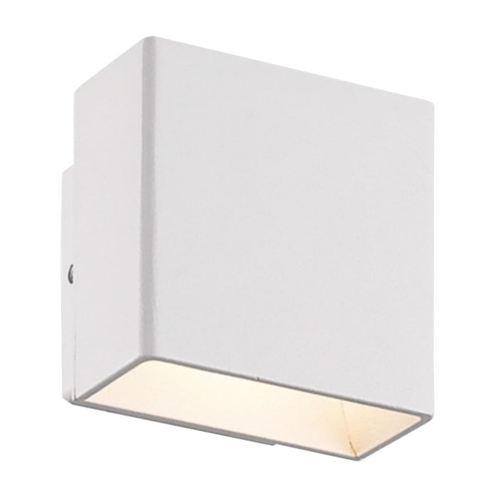 PROLUX LIGHT OUTDOOR WALL 5W UP/DN ALU WHITE IP54 3K 82X82X56