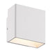 PROLUX LIGHT OUTDOOR WALL 5W UP/DN ALU WHITE IP54 3K 82X82X56