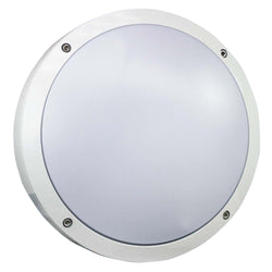 PROLUX LIGHT OUTDOOR WALL 12W ALU & PC WHITE IP54 3K 275X86