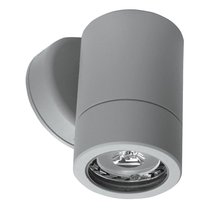 PROLUX LIGHT OUTDOOR WALL GU10 ALUMINIUM SLIVER IP54 3K 65X90