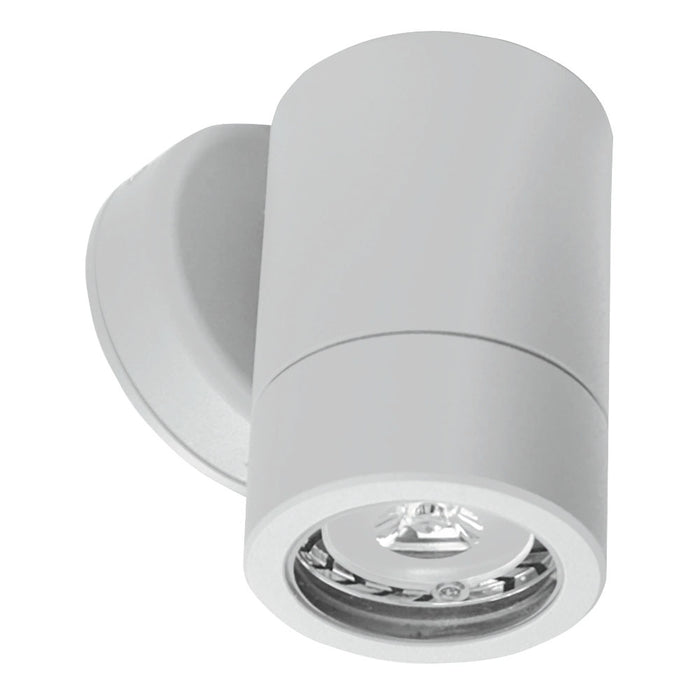 PROLUX LIGHT OUTDOOR WALL GU10 ALUMINIUM WHITE IP54 3K 65X90