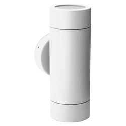 PROLUX LIGHT OUTDOOR WALL GU10 UP/DN ALU WHITE IP54 65X160